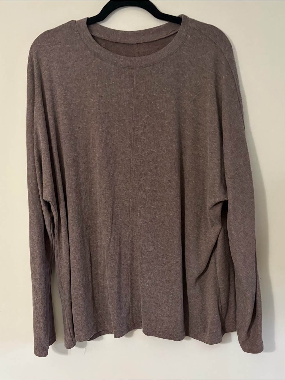 Amazon Long Sleeve Tee in Taupe Mauve